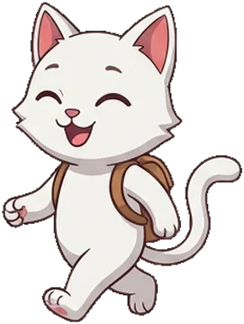 TokenTails cat searching outside